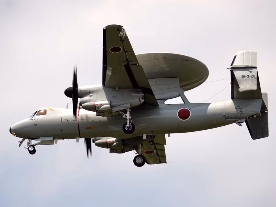 Trong tay Nhật Bản đang có hai phi đội với quân số tương đương khoảng 24 chiếc máy bay cảnh báo sớm loại này. Nguồn ảnh: Sina.