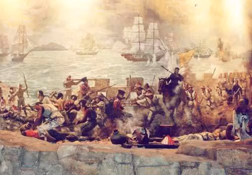 Thị trường thuốc phiện ở Trung Quốc khi đó là cực kỳ tiềm năng với số lượng "con nghiện" đông không thống kê nổi. Hiểu được điều này, thực dân Anh quyết tâm gây chiến với nhà Thanh để có thể chen chân được vào thị trường này. Nguồn: Baidu.