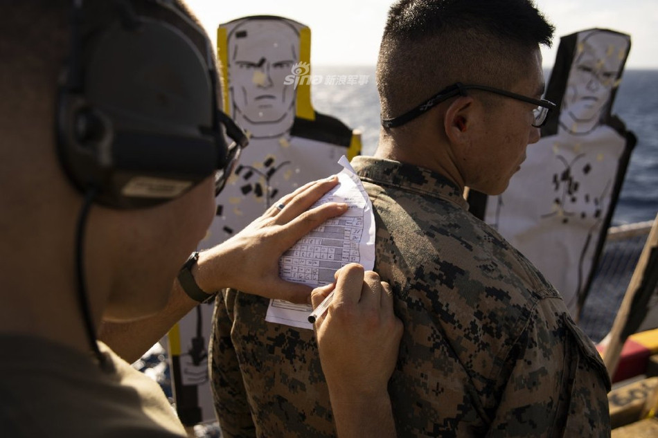 Chấm điểm trên bia sau mỗi bài bắn. Nguồn ảnh: Sina.