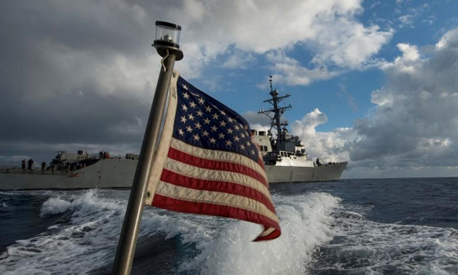 Trên thực tế Hải quân Mỹ luôn hiện diện ở khu vực Biển Đông từ khi Chiến tranh Việt Nam cho tới tận ngày nay, mà theo như Washington uyên bố để bảo đảm an ninh hàng hải trong khu vực. Nguồn ảnh: USAtoday.
