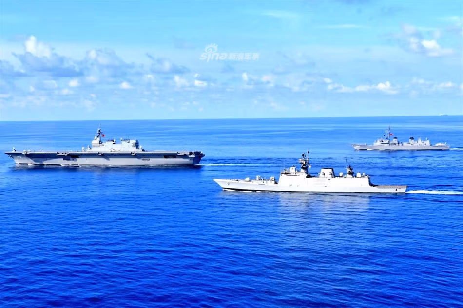 Trong quá khứ, Hải quân Pháp, Mỹ, Australia cùng với Lực lượng Phòng vệ Biển Nhật Bản cũng đã tham gia tuần tra chung thường xuyên ở khu vực này để bảo đảm an ninh trong khu vực. Nguồn ảnh: Sina.