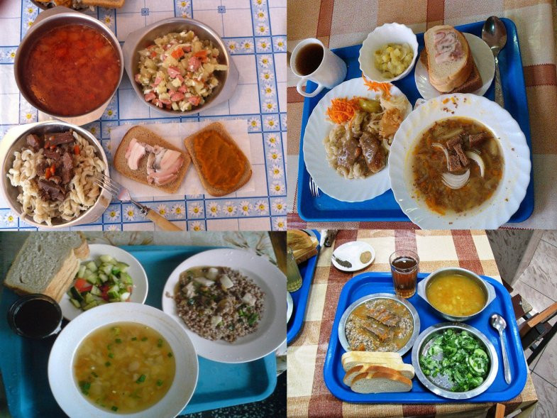 Mặc dù vậy do là một quốc gia có lãnh thổ rất rộng, tuỳ từng căn cứ đóng quân mà khẩu phần ăn của các phi công quân sự Nga sẽ có thay đổi phụ thuộc vào sản vật có sẵn tại địa phương. Nguồn ảnh: Baous.