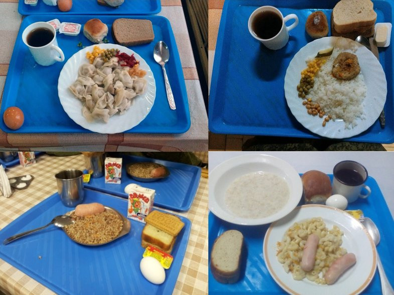 Quân đội Nga cũng tương tự, phi công có chế độ ăn theo kiểu buffe nhưng không có định lượng đồ ăn cụ thể. Các bác sĩ sẽ giám sát sức khoẻ của phi công thông quá cân nặng và tỷ lệ mỡ của cơ thể. Nguồn ảnh: Baous.