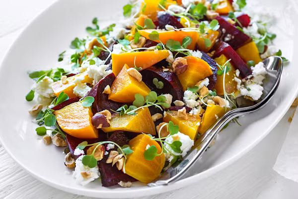 Salad củ cải là món ăn tuyệt vời bạn có thể ăn sau khi chạy bộ. Ảnh: thecozyapron.