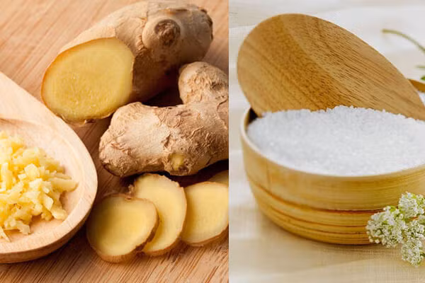 Gừng có tính ấm, vị cay nên với cách này, bạn sẽ khắc phục nhanh những tổn thương do viêm khớp gây ra. Ảnh: thammyvienthienkhue.