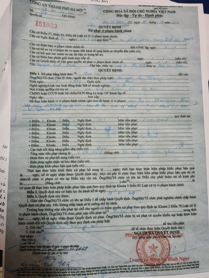 Truong CA Bac Tu Liem bi kien: De nghi huy Quyet dinh xu phat 316-Hinh-2