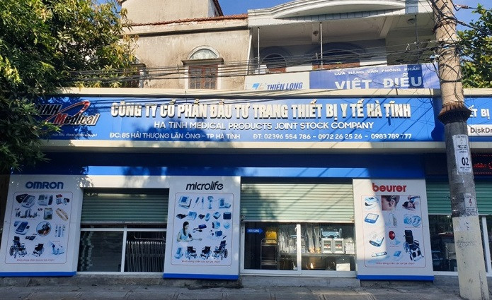 “Soi” ho so Cty trang thiet bi y te Ha Tinh nang khong gia thiet bi tu 2 ty len 12 ty