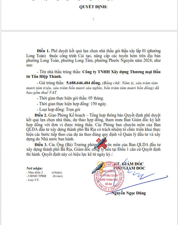 BR-VT: Goi thau Chong xuong cap Truong Mam non Long Phuoc ve tay ai?-Hinh-3