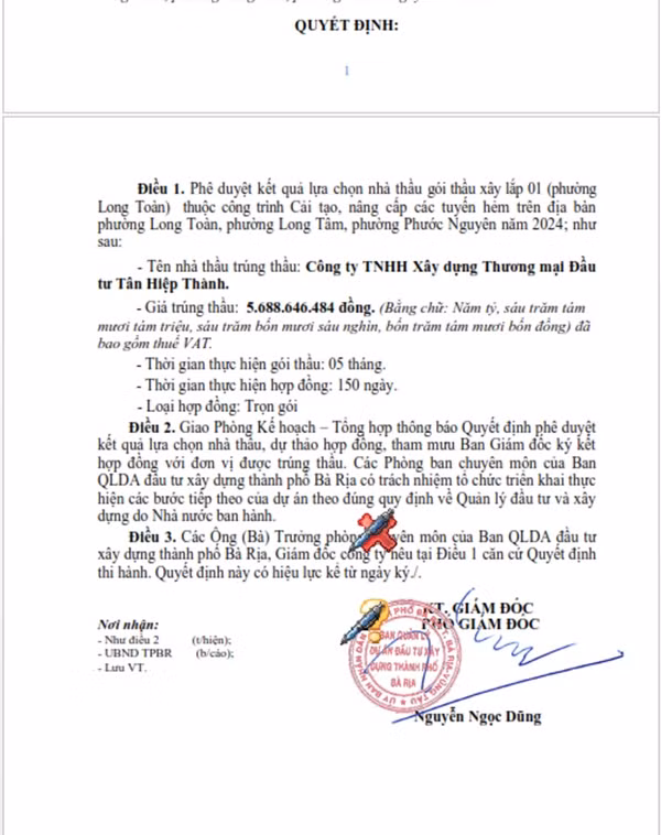 BR-VT: Goi thau Chong xuong cap Truong Mam non Long Phuoc ve tay ai?-Hinh-3