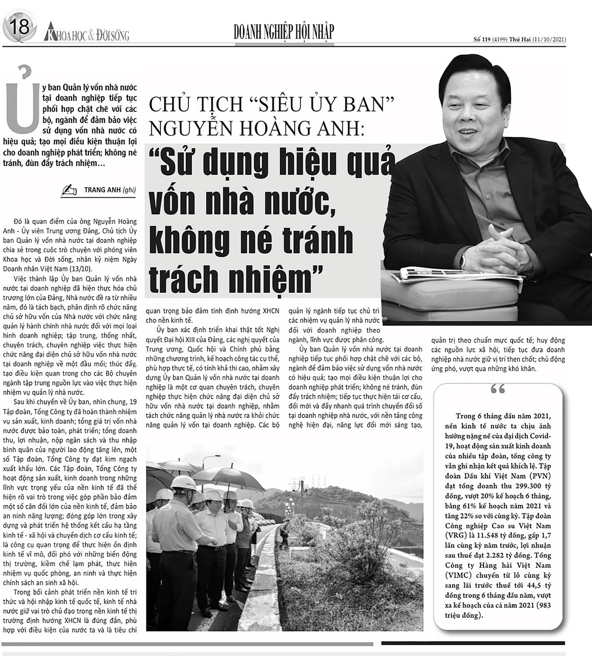 Chủ tịch Nguyễn Hoàng Anh: “Dùng hiệu quả vốn nhà nước, không né tránh trách nhiệm” - Hình 2 Chu tich Nguyen Hoang Anh: “Dung hieu qua von nha nuoc, khong ne tranh trach nhiem”-Hinh-2