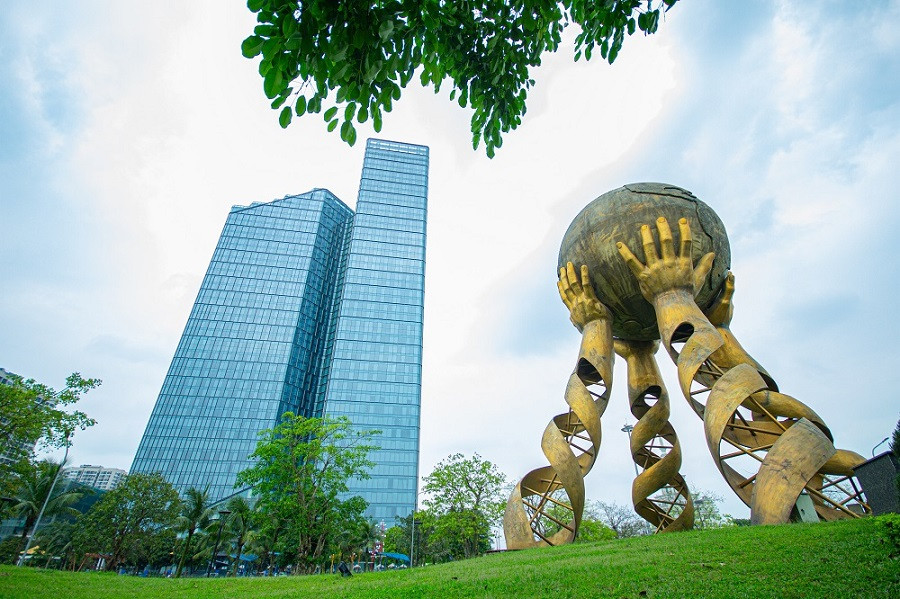 Kham pha “Toa nha xanh” - Cong trinh bieu tuong moi cua Viet Nam giua long Ocean City-Hinh-15