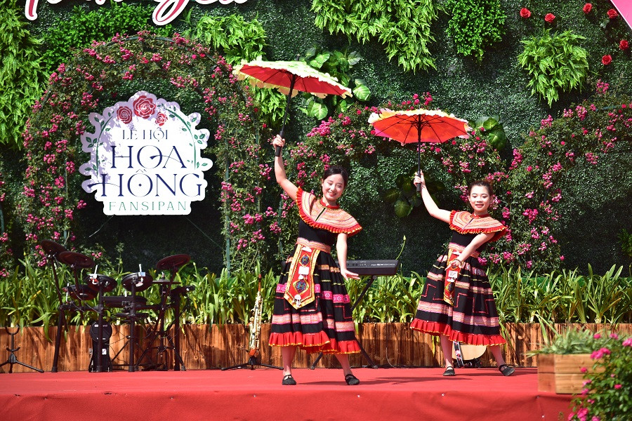 Hoa do quyen dong loat bung no, du khach do len Fansipan check-in ran ran-Hinh-7