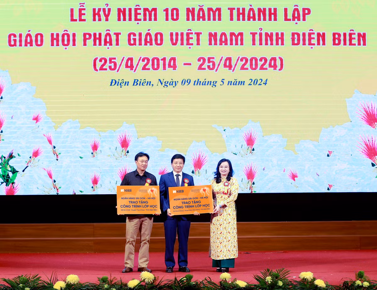 SHB danh hon 11 ty thuc hien nhieu hoat dong xa hoi tai tinh Dien Bien