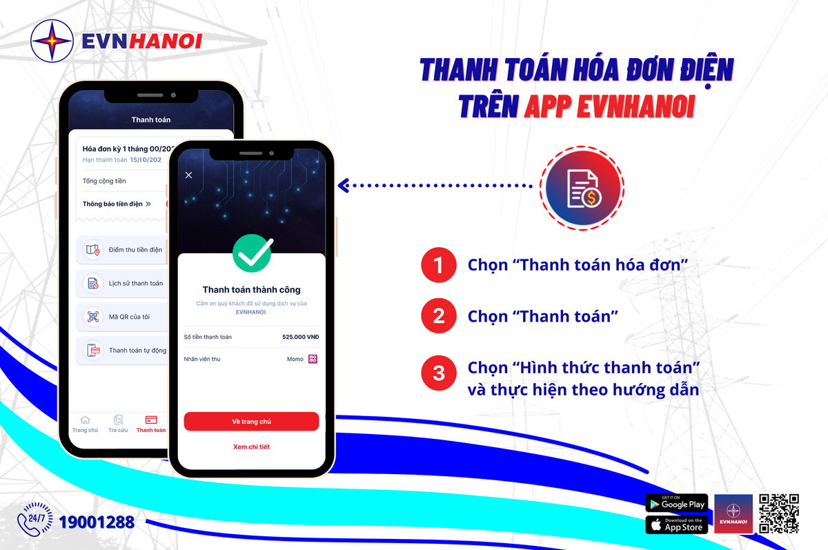 EVNHANOI đã đẩy mạnh ứng dụng công nghệ trong việc thanh toán tiền điện mọi lúc mọi nơi - Hình 2 EVNHANOI da day manh ung dung cong nghe trong viec thanh toan tien dien moi luc moi noi-Hinh-2