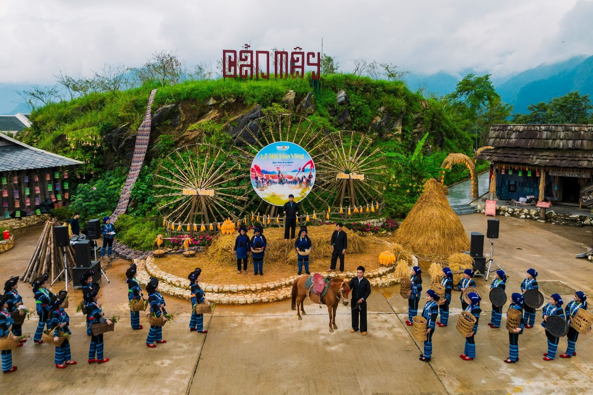 Lễ hội “Mùa vàng bản Mây” khuấy động không khí Fansipan - Hình 7 Le hoi “Mua vang ban May” khuay dong khong khi Fansipan-Hinh-7