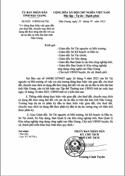 Giao đất, cho thuê đất từng đợt: Điểm nghẽn khó thông Giao dat, cho thue dat tung dot: Diem nghen kho thong