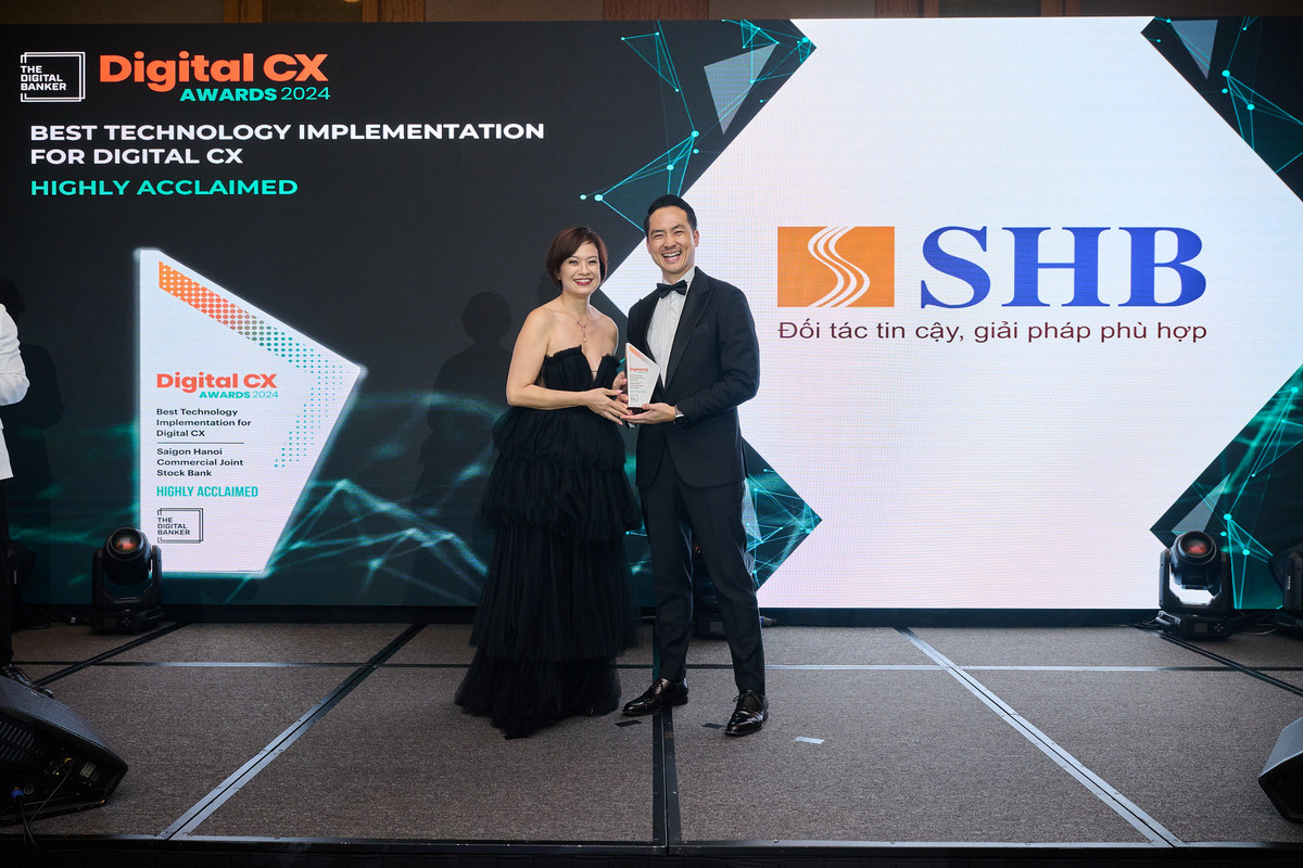 SHB la dai dien ngan hang Viet Nam dau tien, duy nhat gianh cu dup giai thuong tai Digital CX Awards 2024