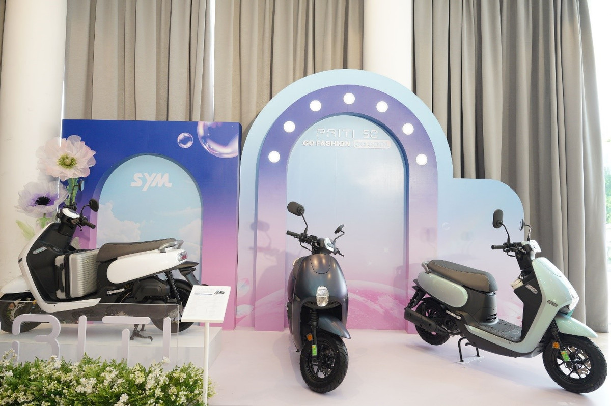 SYM Việt Nam ra mắt xe 50 cc đầu tiên có hệ thống phun xăng điện tử - Hình 4 SYM Viet Nam ra mat xe 50 cc dau tien co he thong phun xang dien tu-Hinh-4
