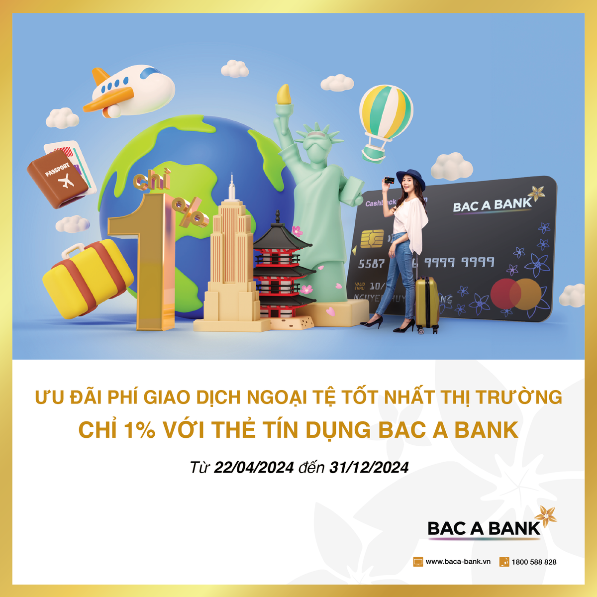The tin dung quoc te BAC A BANK ap phi giao dich ngoai te chi 1%-Hinh-2
