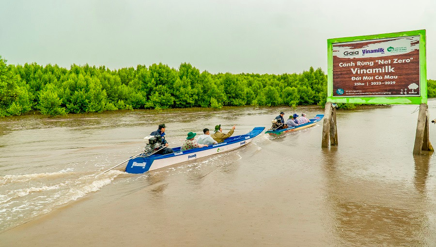 Canh rung Net Zero VINAMILK tai Cau Mau don nhung dan chim tro ve-Hinh-9