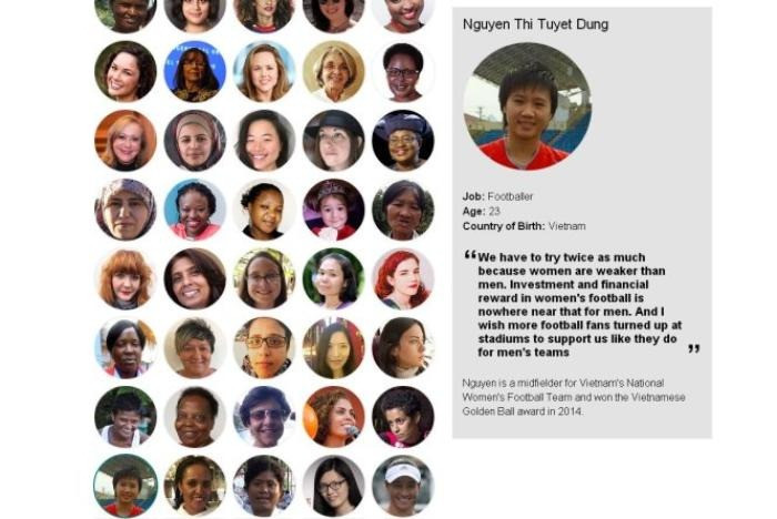 Chi dep va doi vuong mien, khong the goi la 'nguoi truyen cam hung'