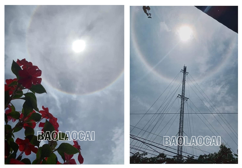 Hào quang mặt trời tuyệt đẹp xuất hiện giữa trưa tại thành phố Lào Cai - Hình 6 Hao quang mat troi tuyet dep xuat hien giua trua tai thanh pho Lao Cai-Hinh-6