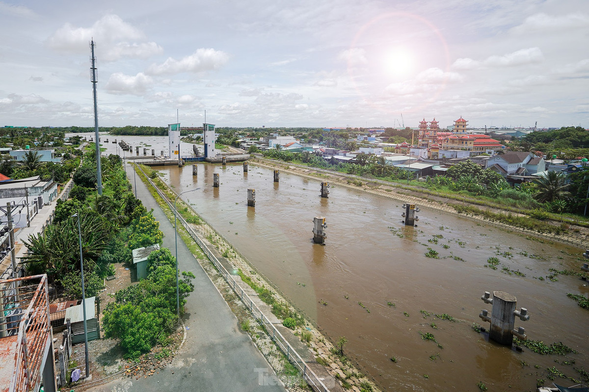 Âu tàu này còn có vai trò đặc biệt quan trọng trong việc xả lũ vào mùa mưa, ngăn mặn trong mùa khô, điều tiết nước ngọt cho vùng Đồng Tháp Mười. Có hai tuyến đường thủy từ các tỉnh miền Tây đi TPHCM là tuyến số 1 (qua kênh Chợ Gạo, Tiền Giang) và tuyến số 2 (qua cống Rạch Chanh, TP Tân An).