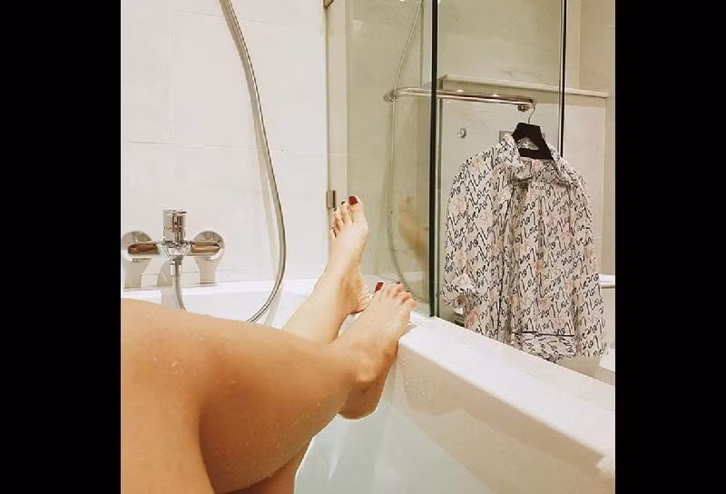 Phòng tắm tựa như khách sạn 5 sao.