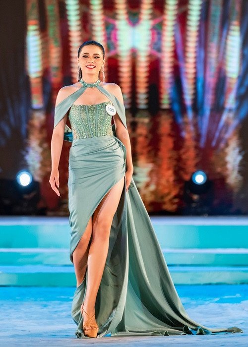 Cô là thí sinh được đánh giá cao ngay từ đầu cuộc thi. Ảnh: BTC