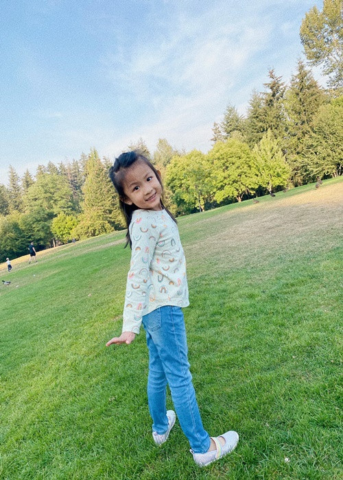 Ái nữ nhà Lam Trường lém lỉnh, hài hước, sống tình cảm. Ảnh: FBNV