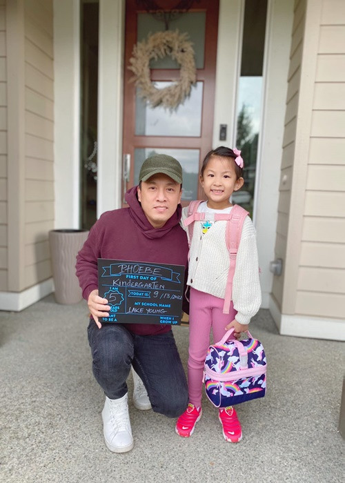 Còn Lam Trường sẽ là chỗ dựa kinh tế cho bé Phoebe. Ảnh: FBNV