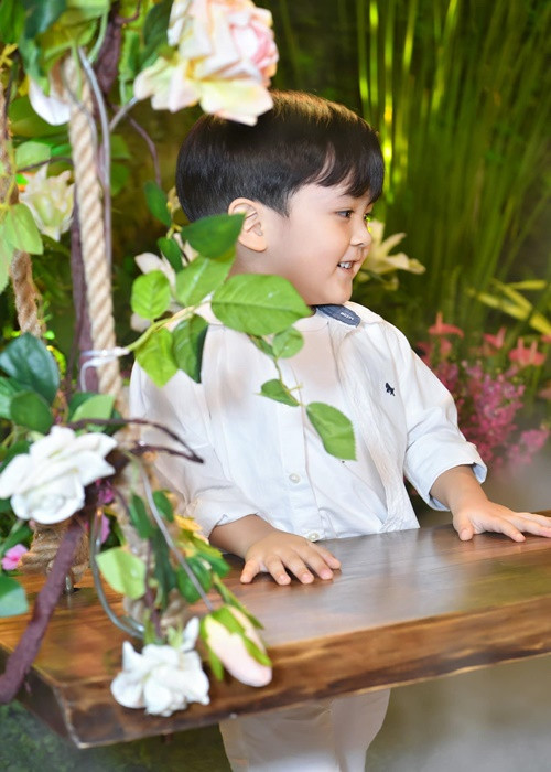 Bé Polo được xem là bản sao nhí của Mr Đàm.