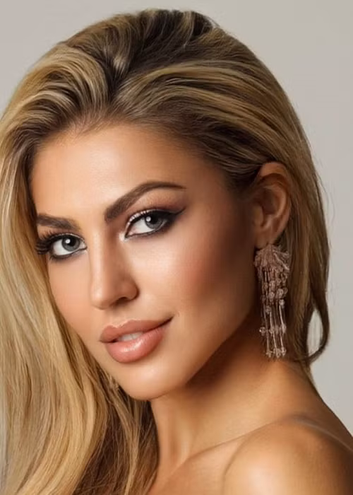 Tatjana Genrich - đại diện Đức 29 tuổi, cao 1m69. Ảnh: Miss Intercontinental