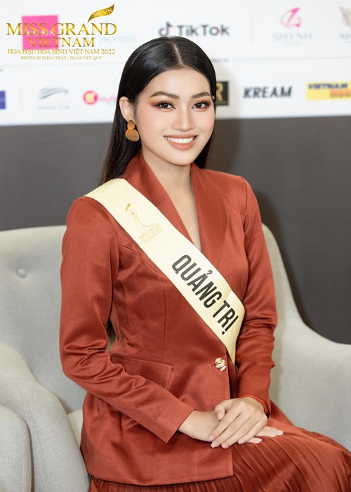 Trần Nguyên Minh Thư giành danh hiệu á hậu 3 trong chung kết Miss Grand Vietnam 2022. Ảnh: FBNV