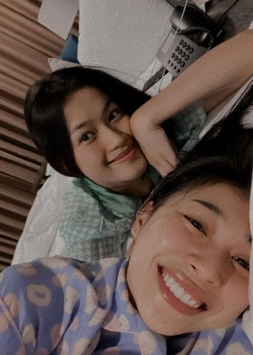 Minh Thư có gương mặt mộc khá ổn. Ảnh: FBNV