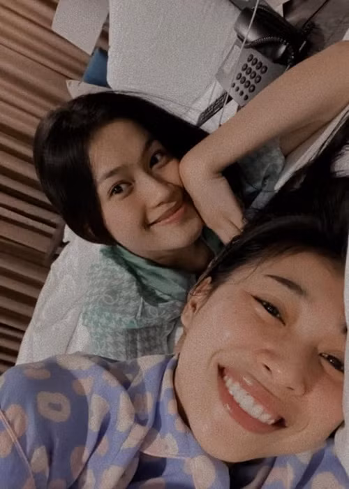 Minh Thư có gương mặt mộc khá ổn. Ảnh: FBNV