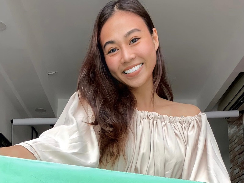 Tuyết Như có làn da mặt khỏe khoắn. Ảnh: FBNV