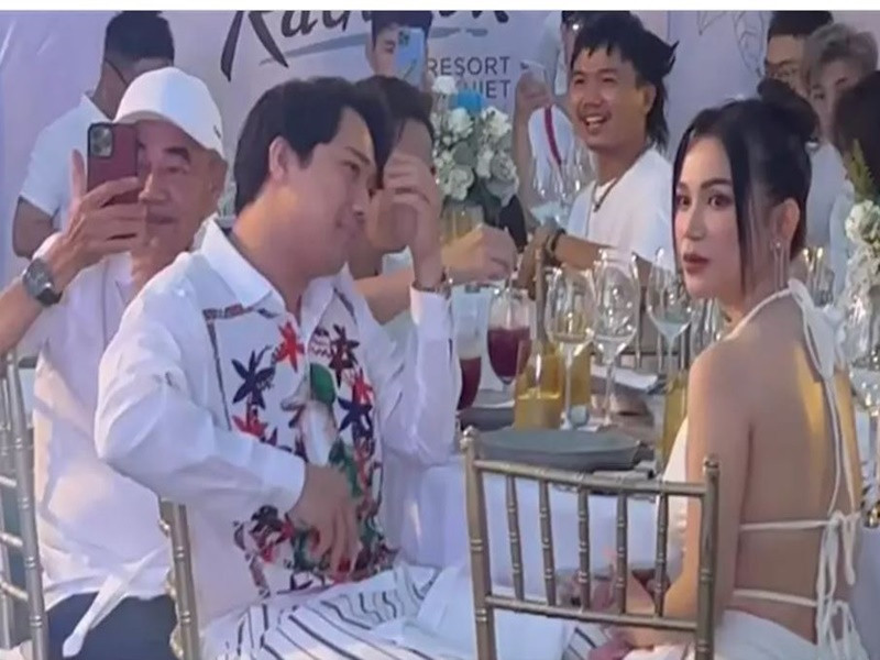 Đại diện truyền thông của Diệu Nhi cho biết, sau khi bất ngờ được Anh Tú - Diệu Nhi "cầu cứu" làm MC, Trấn Thành tỏ vẻ bất lực: "Ủa alo, nữa hả?". Ảnh: Vietnamnet