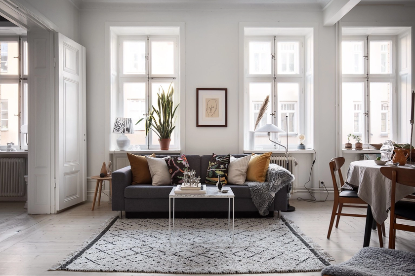 Can ho 57m² bo tri hai hoa, tan dung anh sang thong minh-Hinh-2