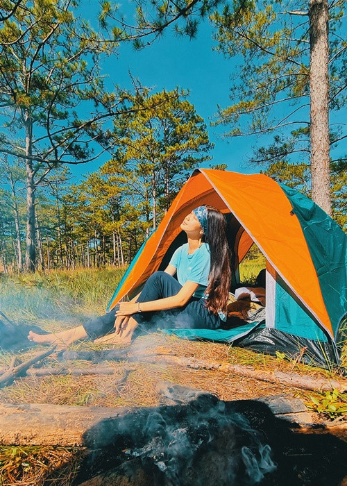 Bảo Ngọc tâm sự, khi đi nhiều, cô cảm thấy thế giới vật chất quanh mình bớt quan trọng hơn. Ảnh: FBNV