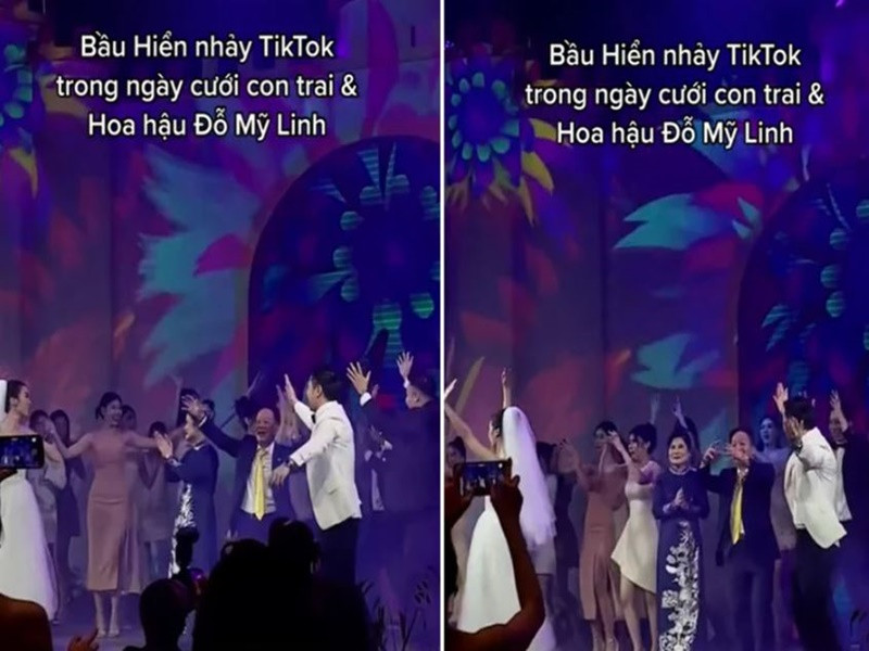 Clip bố mẹ chồng của Đỗ Mỹ Linh "quẩy" hết mình trong đám cưới gây sốt. Ảnh: Xe và thể thao