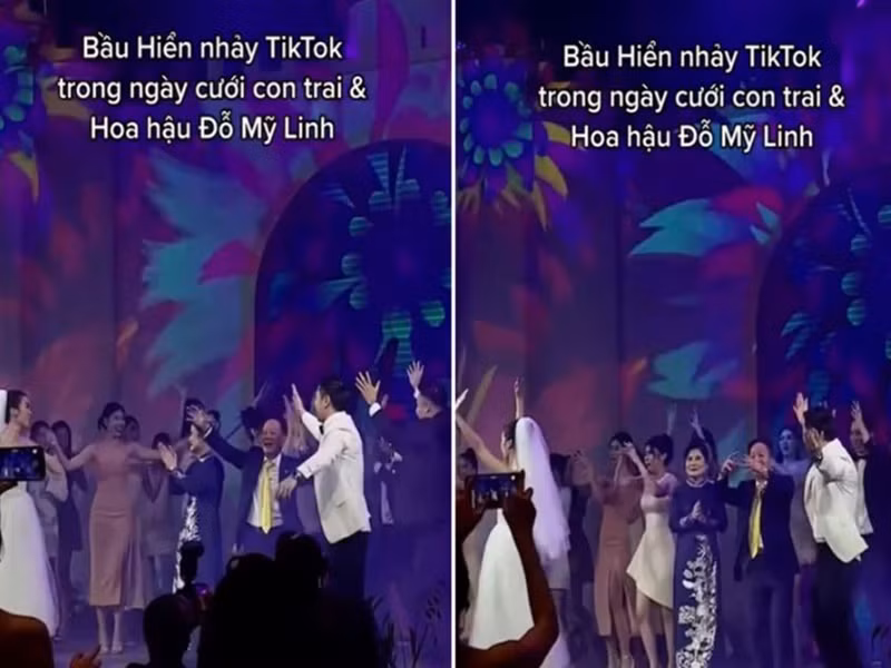 Clip bố mẹ chồng của Đỗ Mỹ Linh "quẩy" hết mình trong đám cưới gây sốt. Ảnh: Xe và thể thao