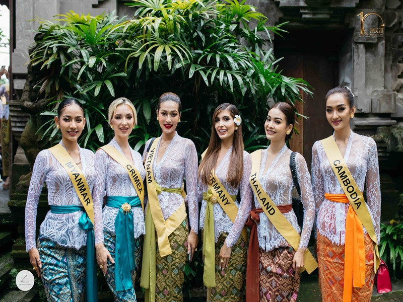Không ít hình ảnh Thiên Ân được fanpage cuộc thi đăng tải. Ảnh: Miss Grand International