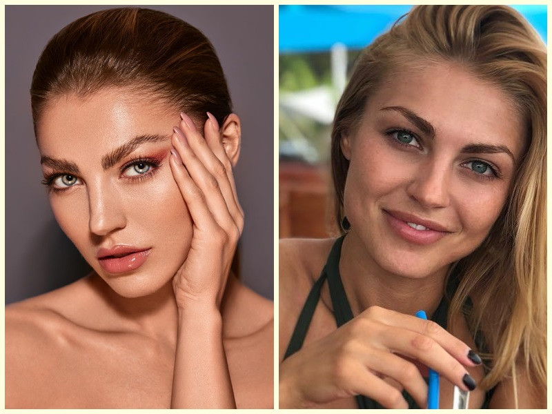 Để mặt mộc, Á hậu 4 Hoa hậu Liên lục địa 2022 Tatjana Genrich vẫn xinh hút hồn không kém khi trang điểm lộng lẫy.