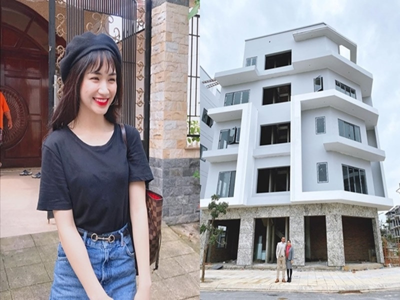 Trước đó, Hòa Minzy tặng bố mẹ 5 nhà tầng hai mặt tiền tại quê nhà Bắc Ninh. Ảnh: Vietnamnet