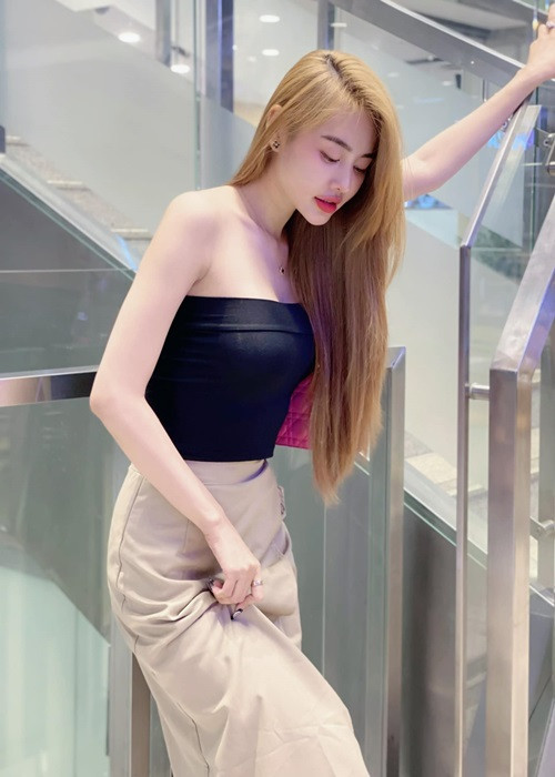 Linh Chi cho biết, Lâm Vinh Hải không thích vợ tiếp tục dao kéo, nếu cô làm, anh sẽ viết đơn sẵn.