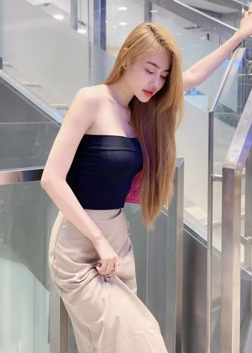 Linh Chi cho biết, Lâm Vinh Hải không thích vợ tiếp tục dao kéo, nếu cô làm, anh sẽ viết đơn sẵn.