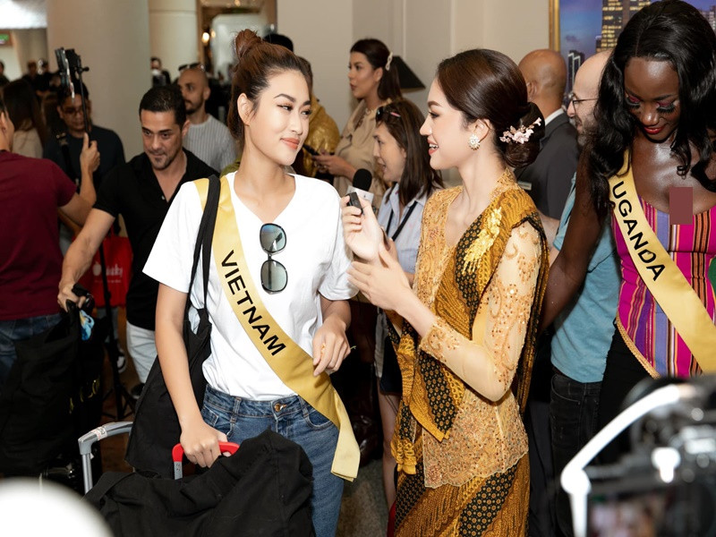 Đại diện Việt Nam đã sẵn sàng cho chung kết Hoa hậu Hòa bình Quốc tế vào tối nay (ngày 25/10) tại Trung tâm Hội nghị Quốc tế Sentul (SICC) Jakarta, Indonesia. Ảnh: FBNV