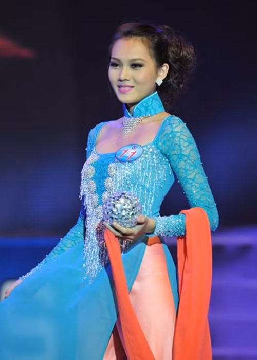 Chân dài gốc Hậu Giang sở hữu gương mặt đậm chất Á đông, vóc dáng gợi cảm. Ảnh: Người lao động