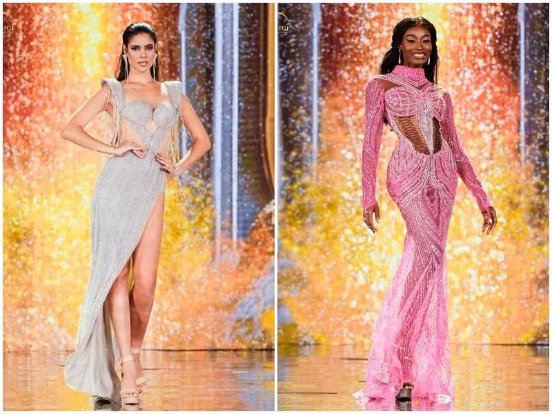 Đại diện Tây Ban Nha và Nigeria (phải) cũng được kỳ vọng tiến sâu trong chung kết Miss Grand International 2022.